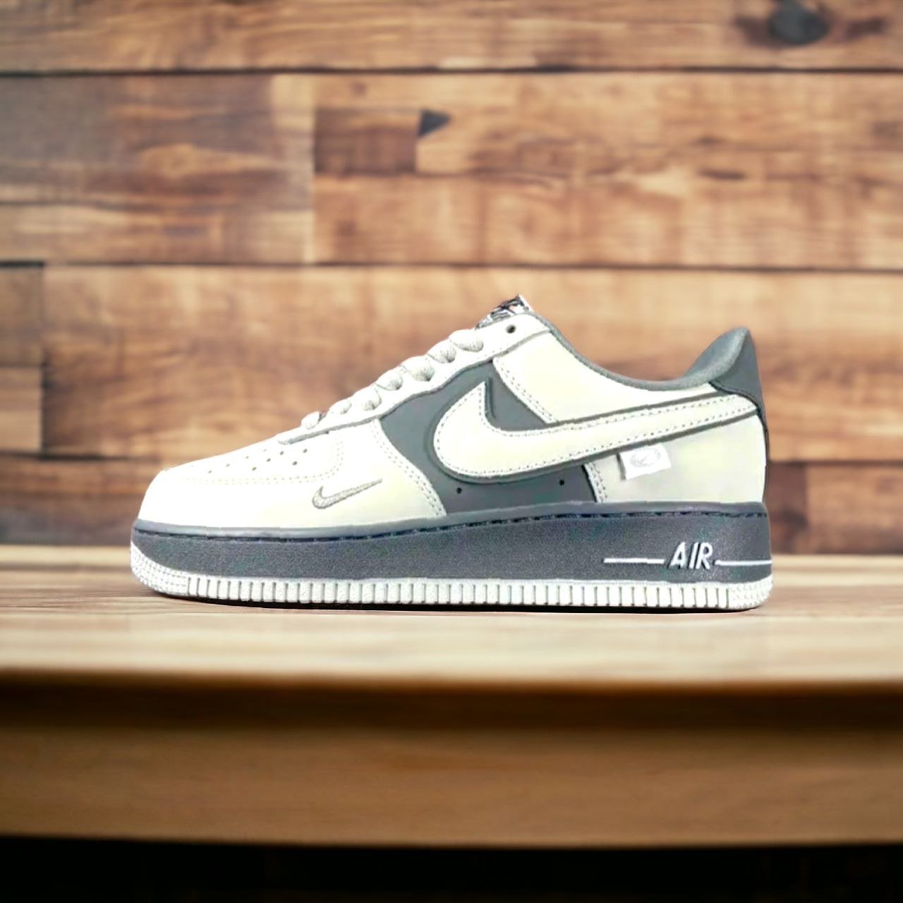 Air Force 1 || Color –Ash & White || High Neck || Grade – 1:1