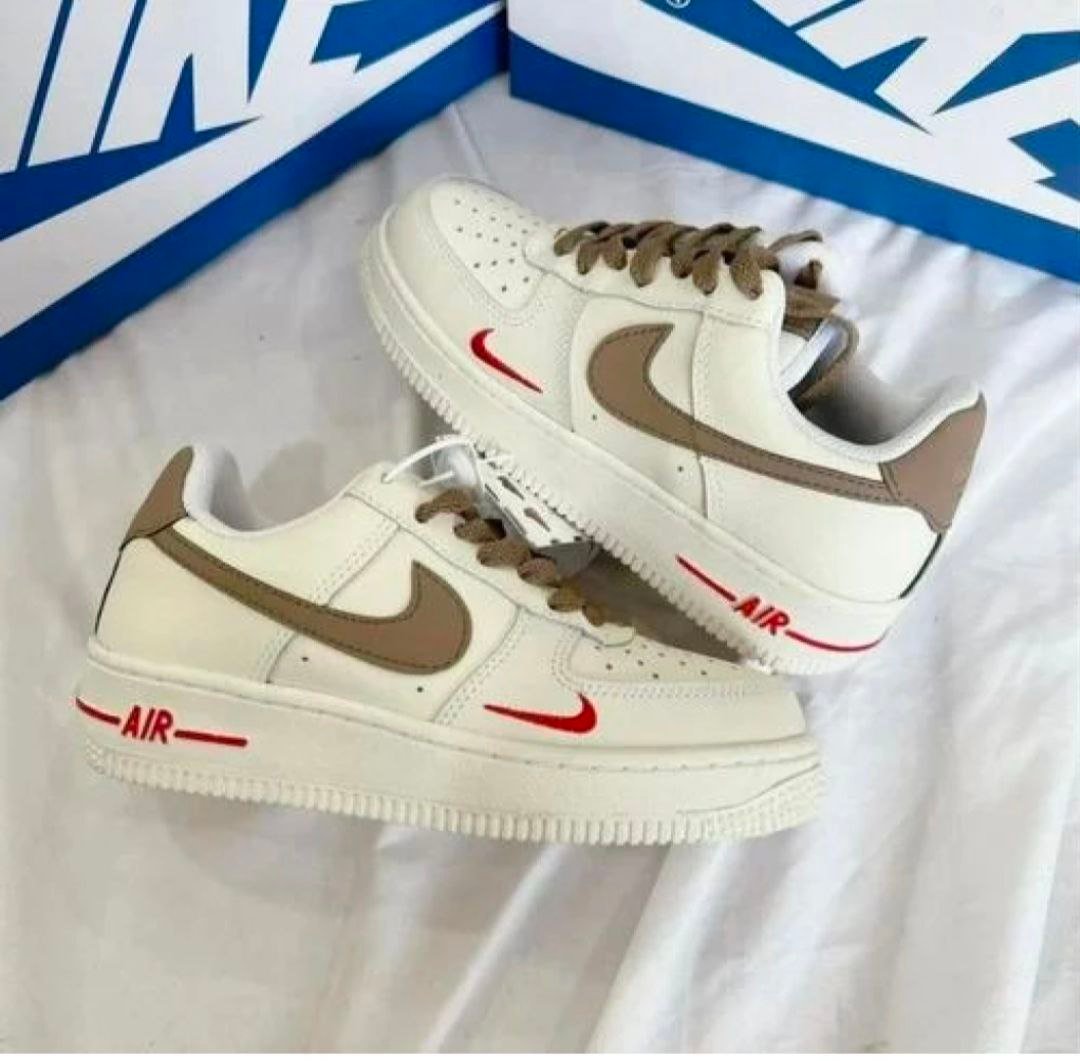 Air Force 1 || Color – Cream & Ash || Low Neck || Grade – OEM Superior
