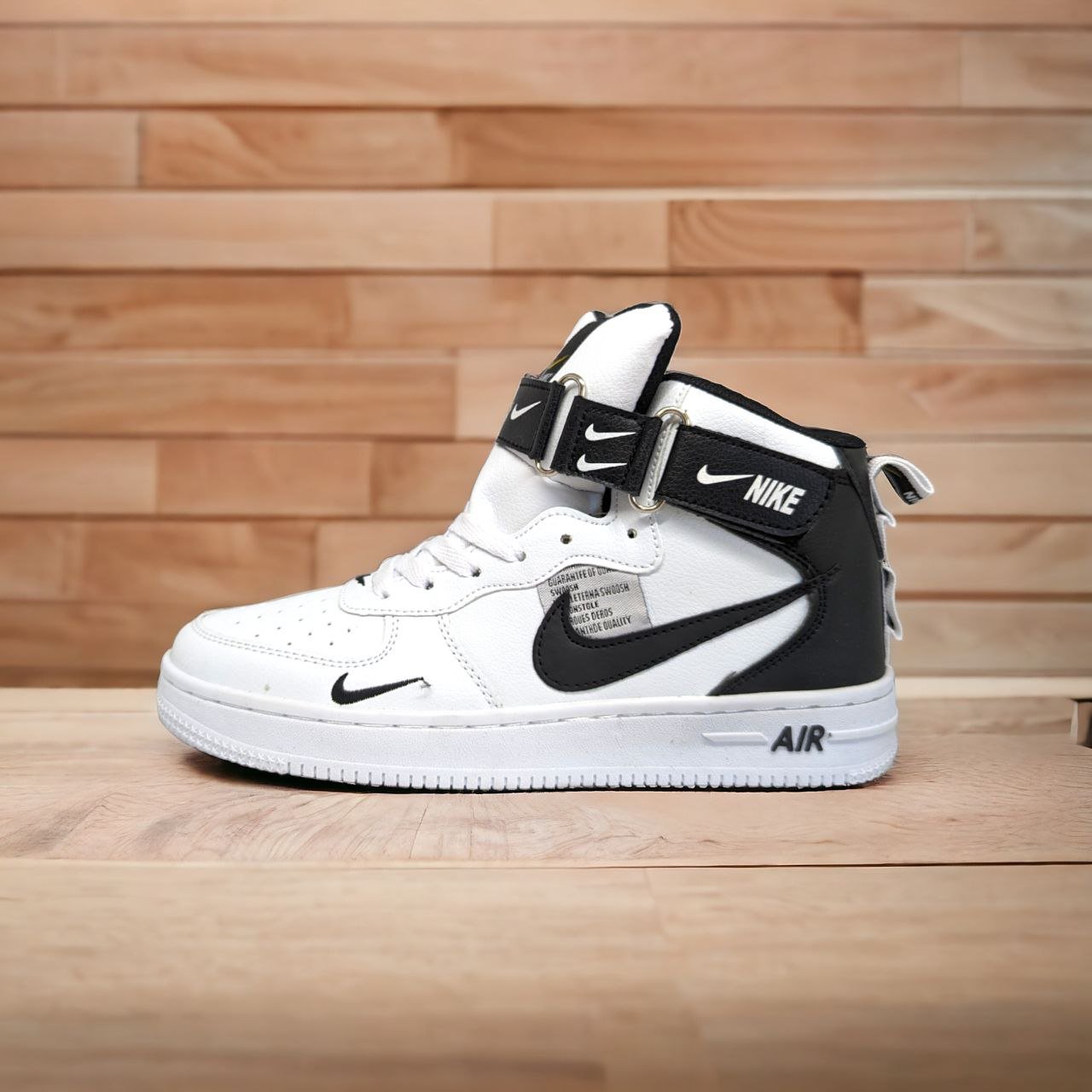 Air Force 1 || Colour – Black & White || High Neck || Grade – OEM