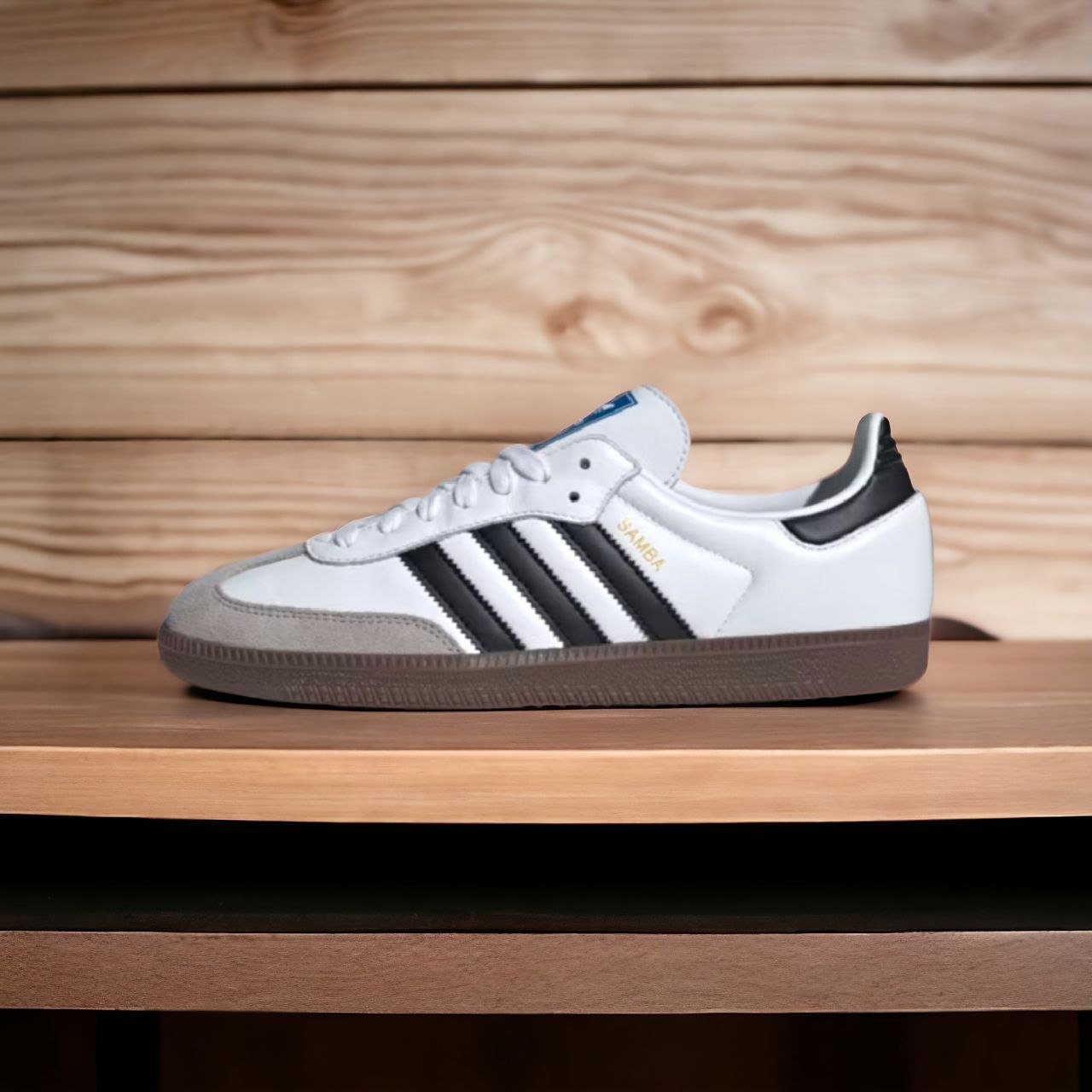 Adidas Samba || Color - White & Black || Low Neck || Grade - OEM