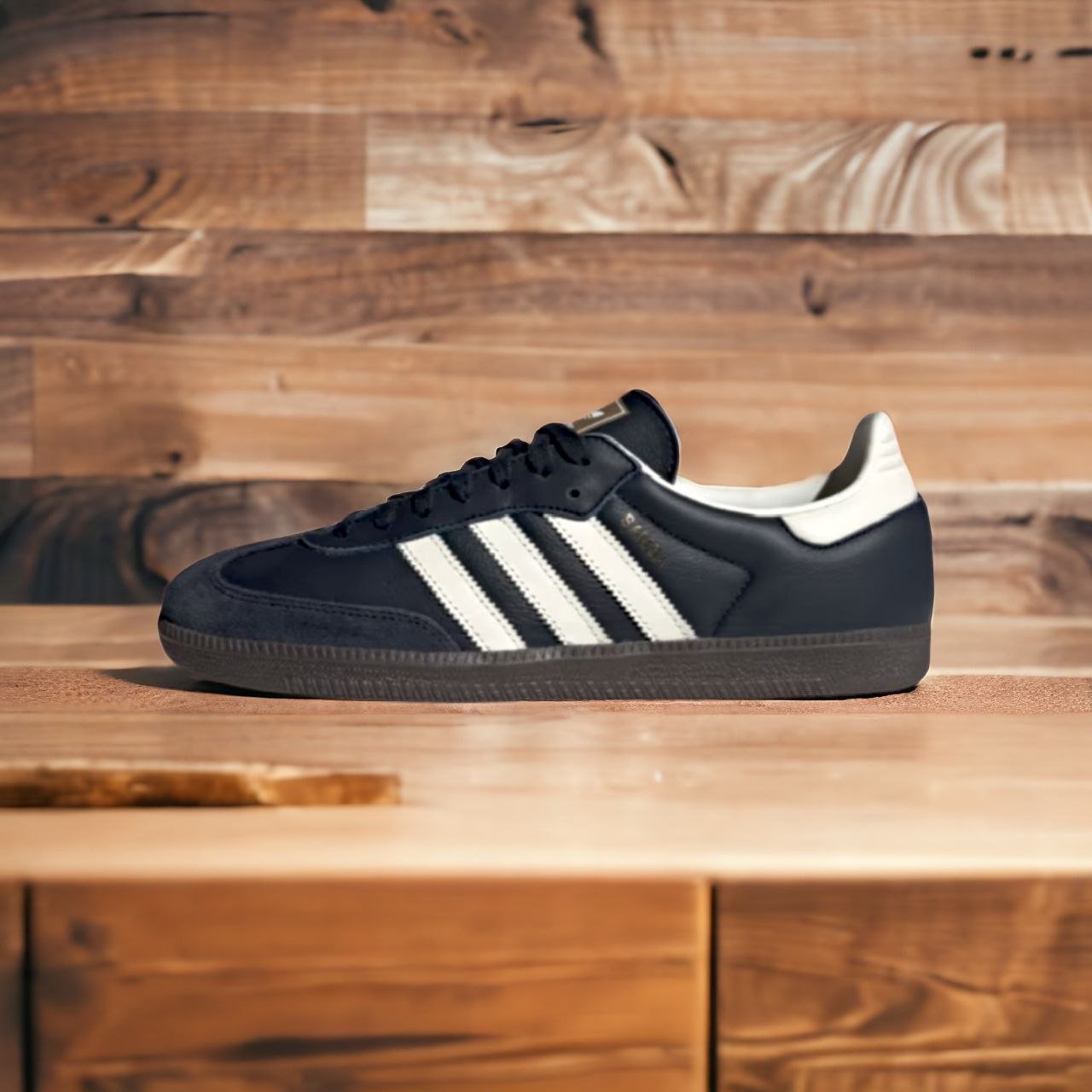 Adidas Samba || Color - Black & White || Low Neck || Grade - OEM