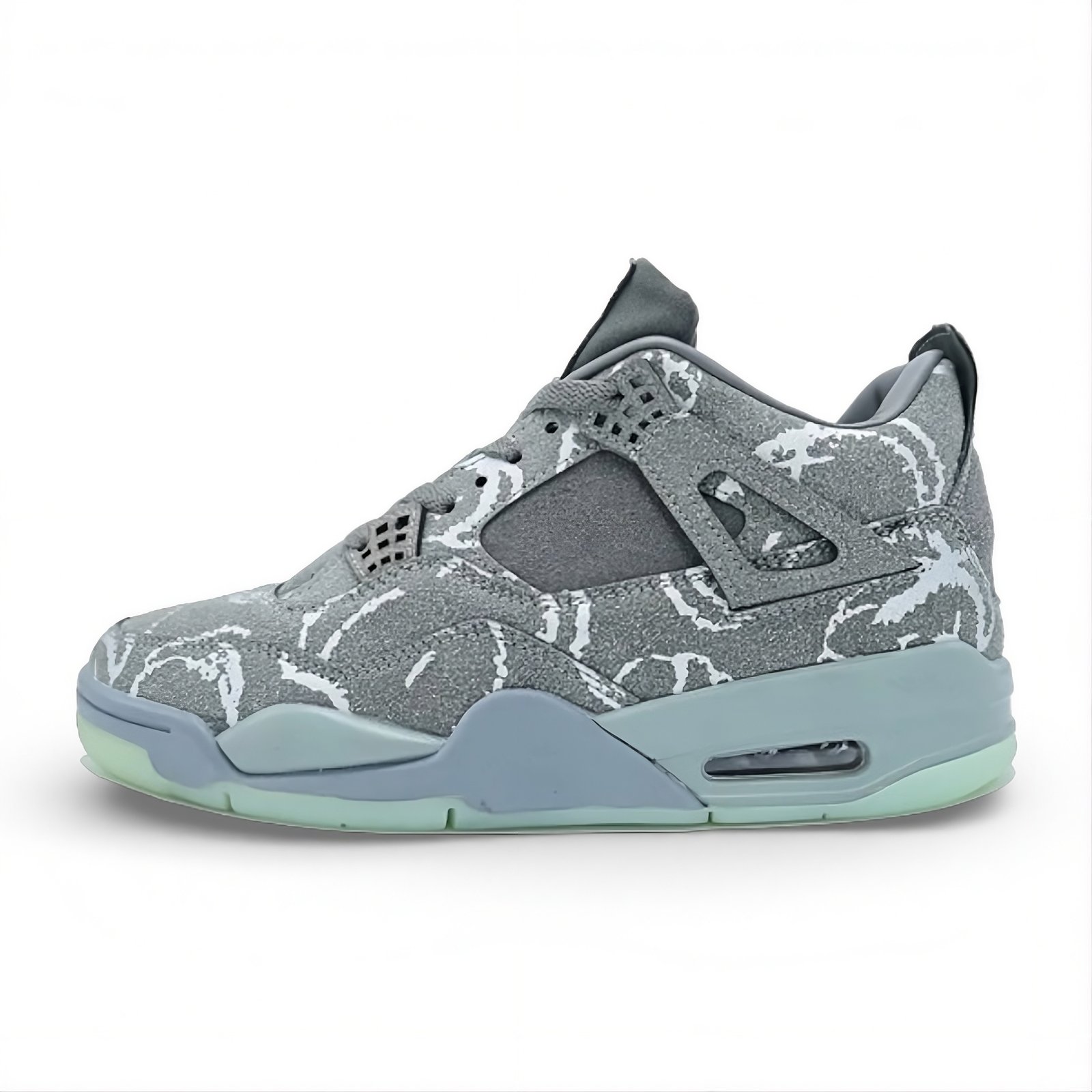 Air Jordan 4 || Color - Camo Grey || Low Neck || Grade – OEM Superior